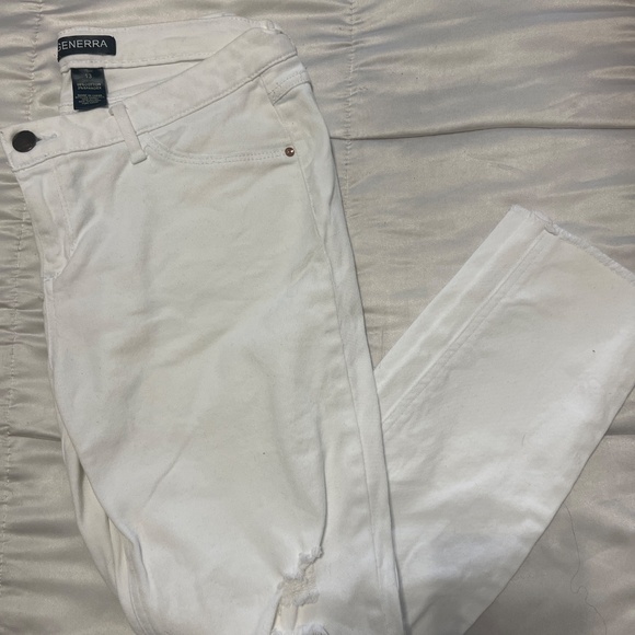 White Ripped Jeans - Picture 2 of 3